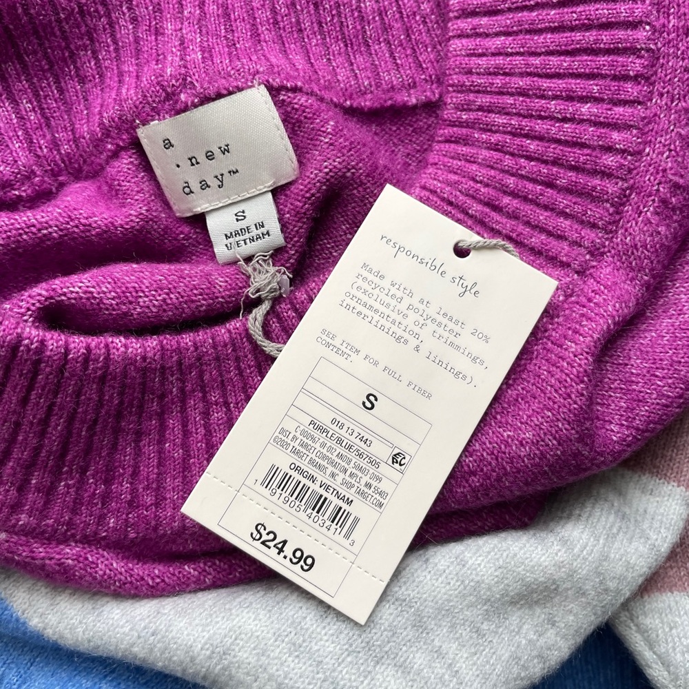 A New Day Colorblock Sweater